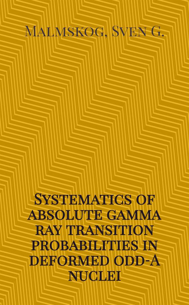 Systematics of absolute gamma ray transition probabilities in deformed odd-A nuclei