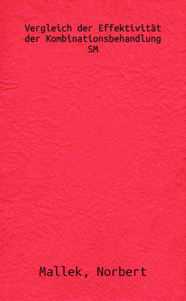 Vergleich der Effektivit&auml;t der Kombinationsbehandlung SM/INH/PAS mit SM/INH/PAS und Dexamethason bezogen auf das Kavernenverhalten, die Sputumkonversion und die Behandlungsdauer bei Lungentuberkulose : Inaug.-Diss