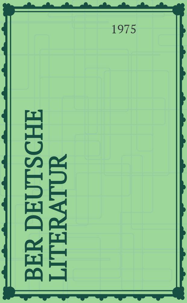 &Uuml;ber deutsche Literatur : Ausgew&auml;hlte Essays, Reden und Briefe