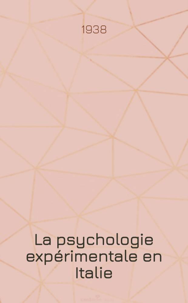 La psychologie expérimentale en Italie : École de Milan