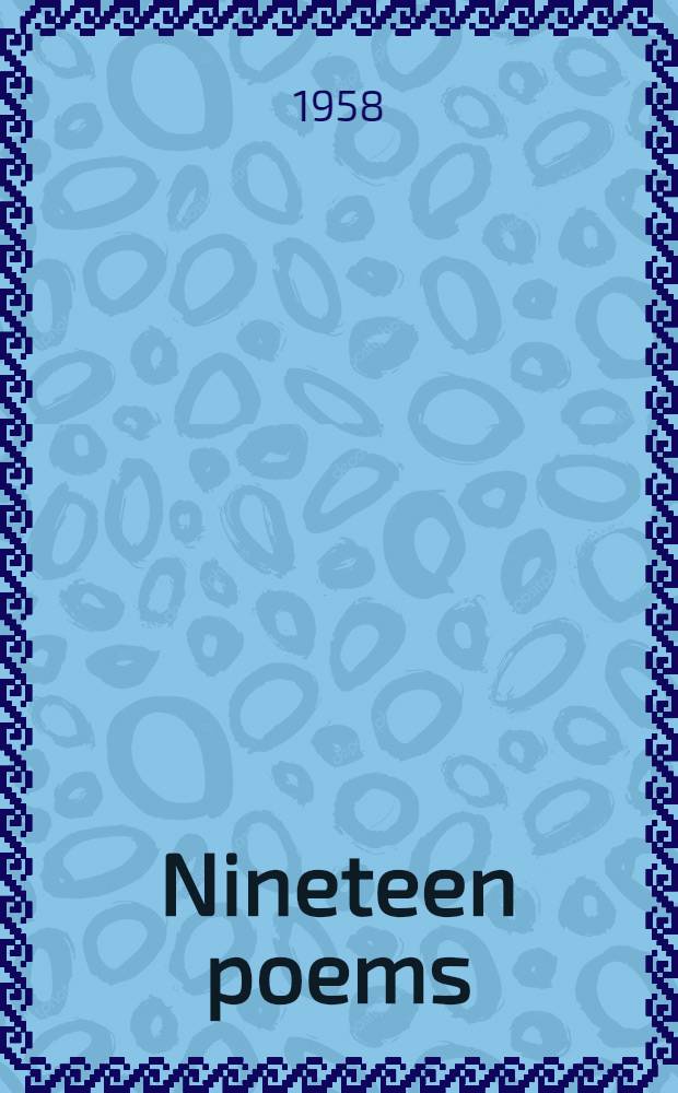Nineteen poems