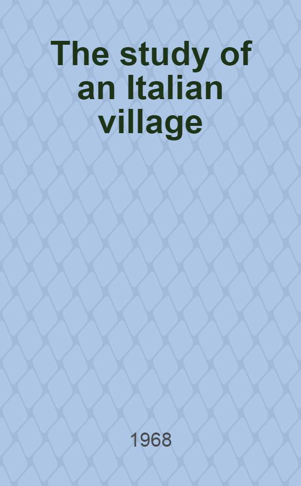 The study of an Italian village