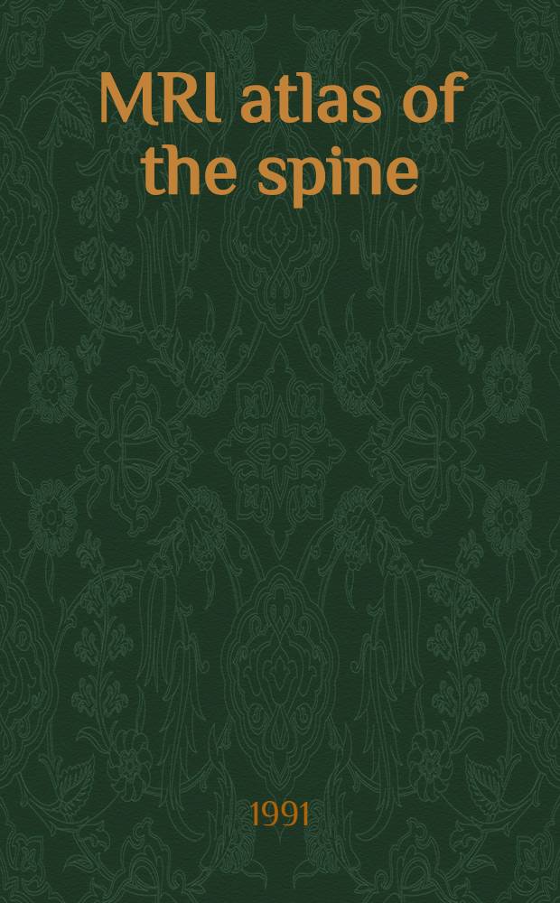 MRI atlas of the spine