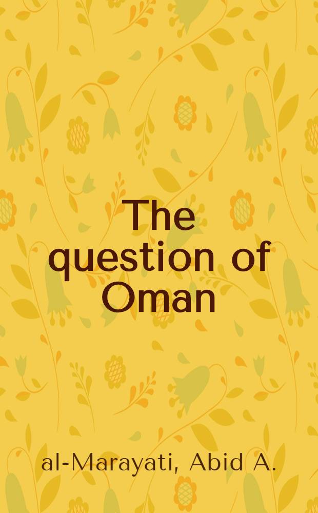 The question of Oman