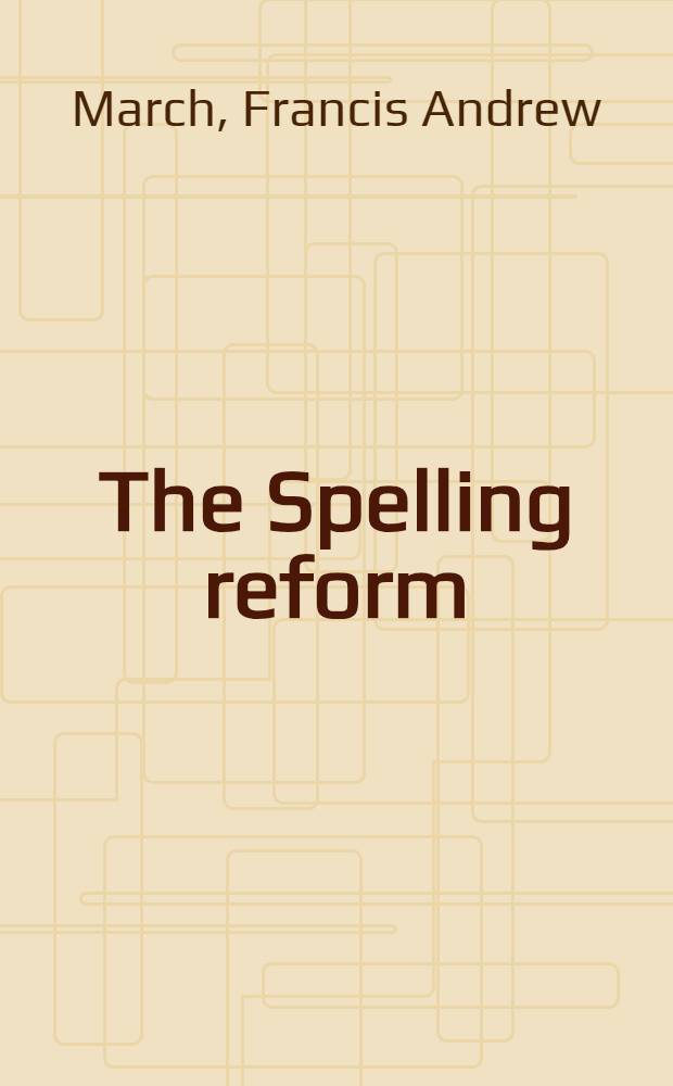 The Spelling reform
