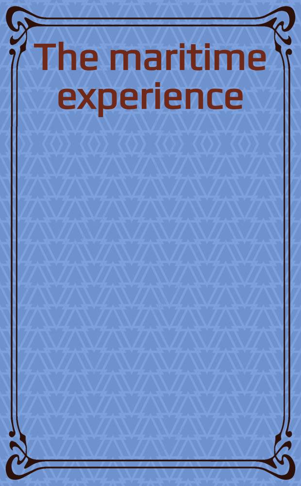 The maritime experience