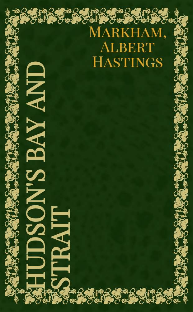 Hudson's Bay and Strait