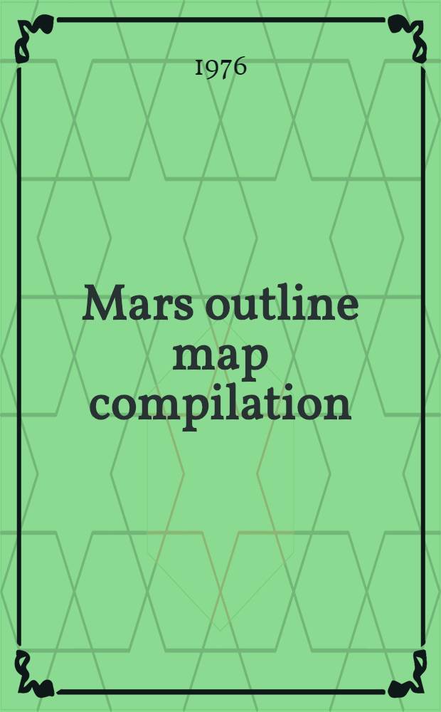 Mars outline map compilation