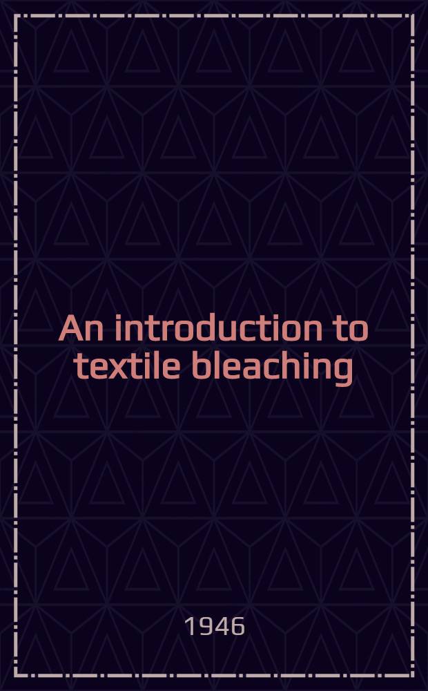 An introduction to textile bleaching