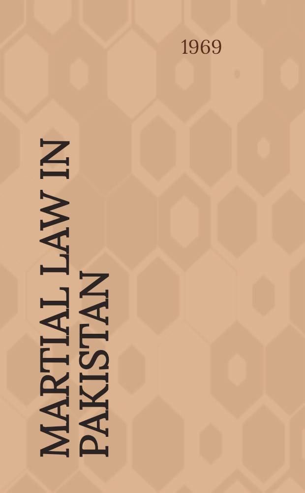 Martial law in Pakistan
