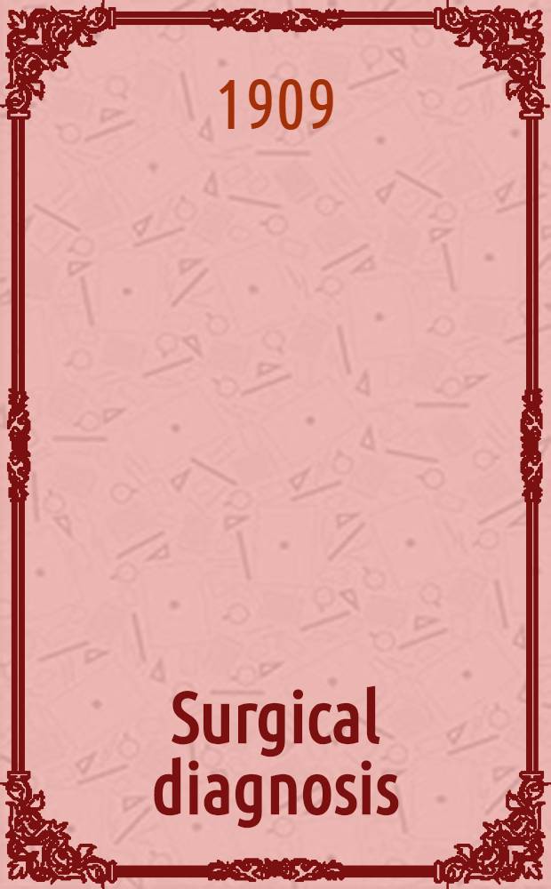 Surgical diagnosis