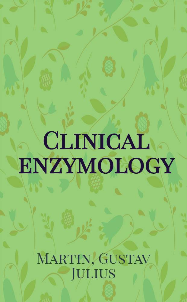 Clinical enzymology