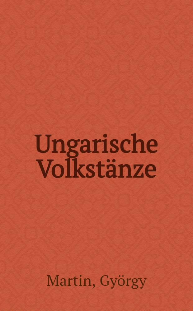 Ungarische Volkstänze