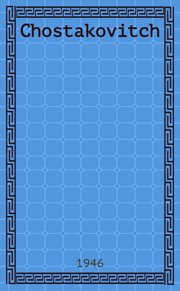 Chostakovitch