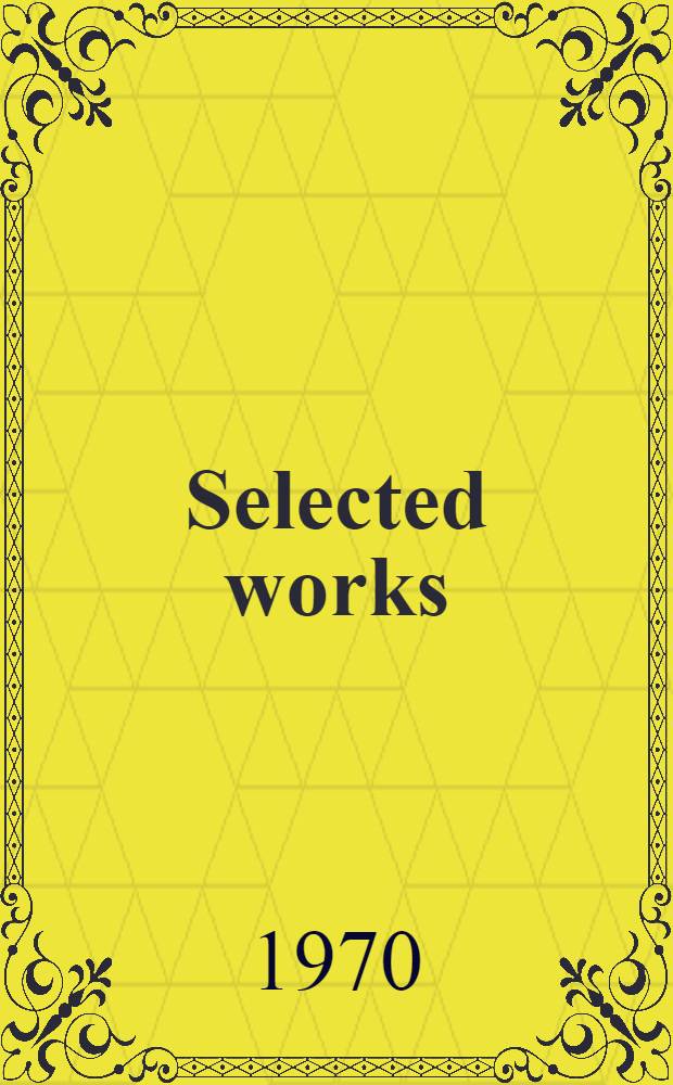 Selected works