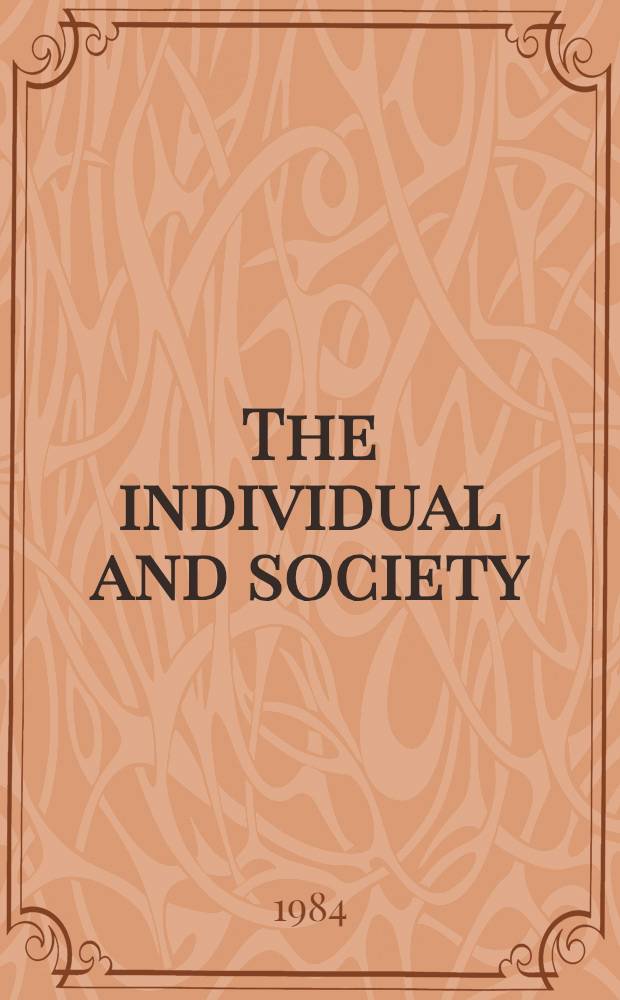 The individual and society