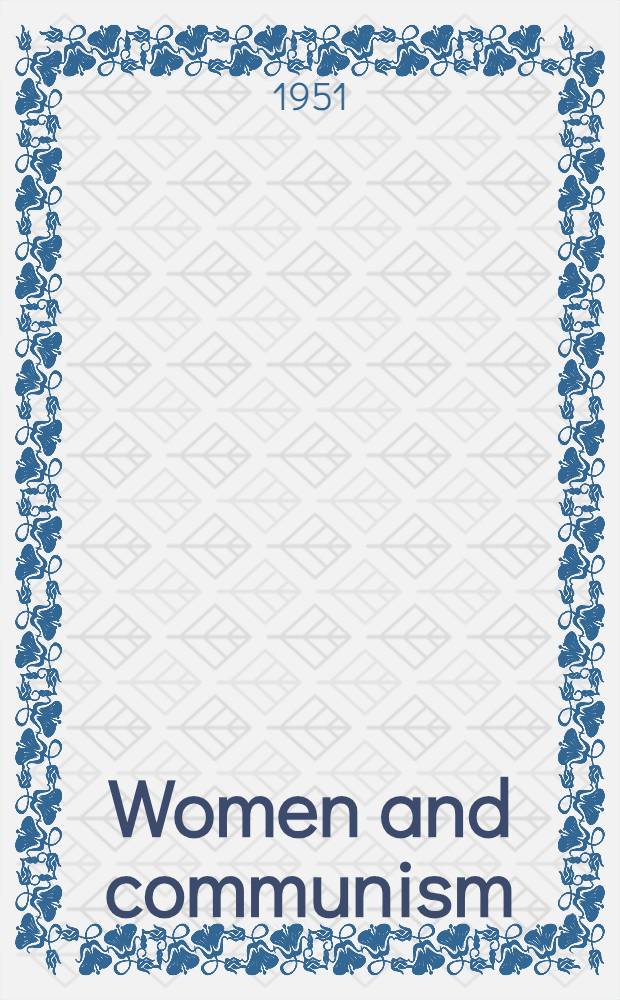 Women and communism