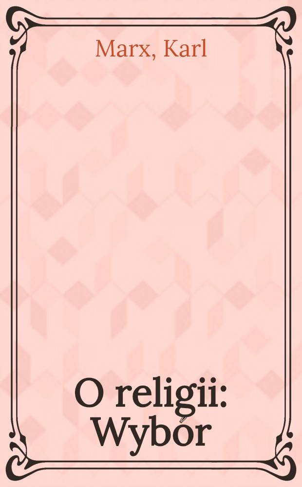 O religii : Wybór