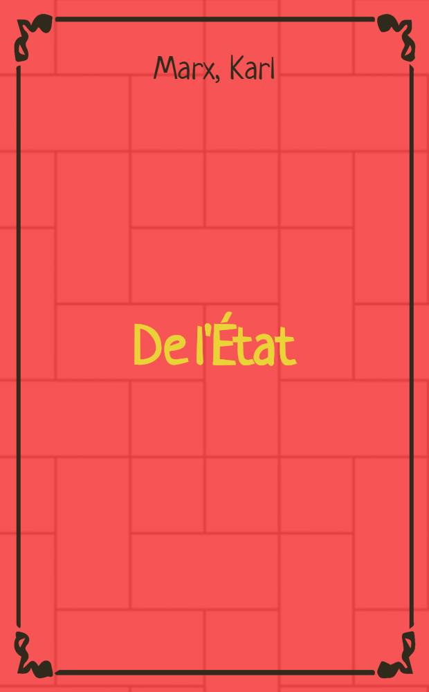 De l'État