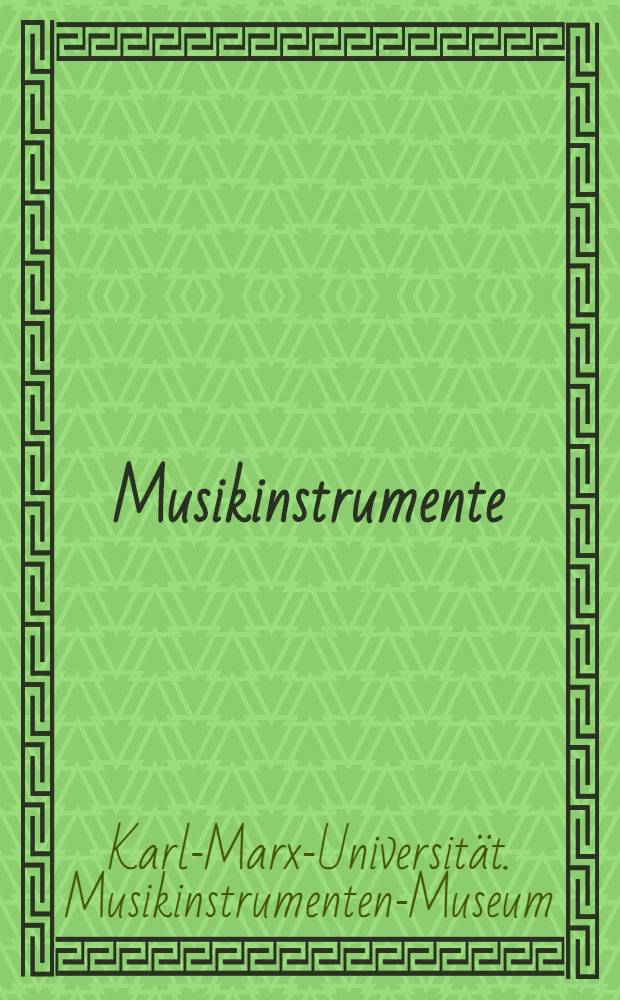 Musikinstrumente