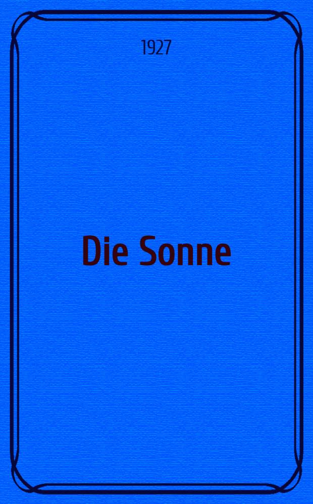 Die Sonne