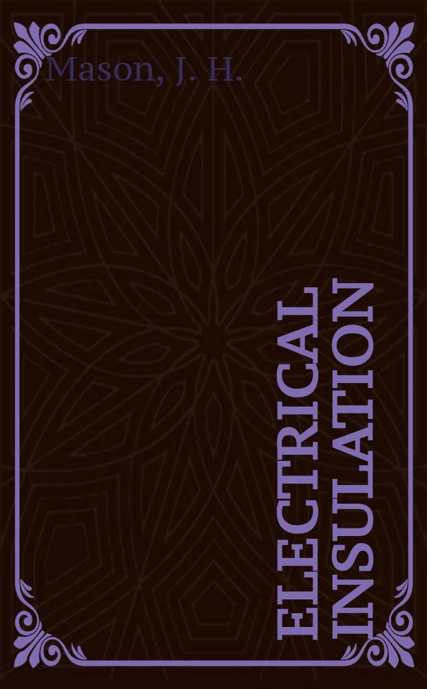 Electrical insulation