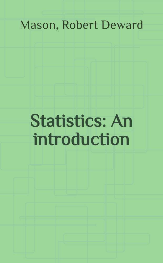Statistics : An introduction