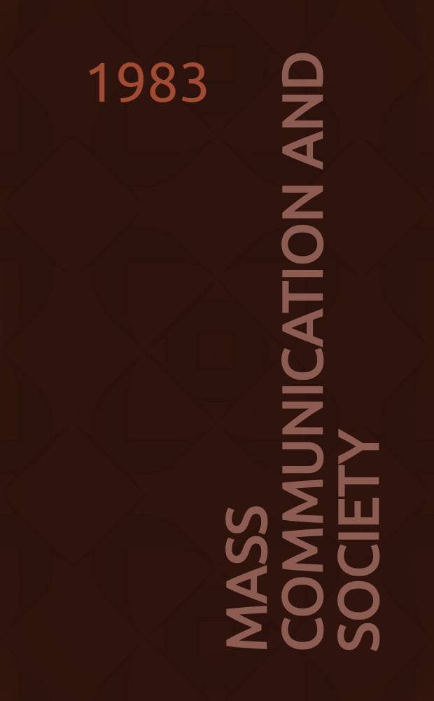 Mass communication and society