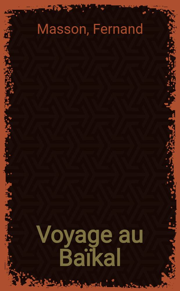 Voyage au Baïkal