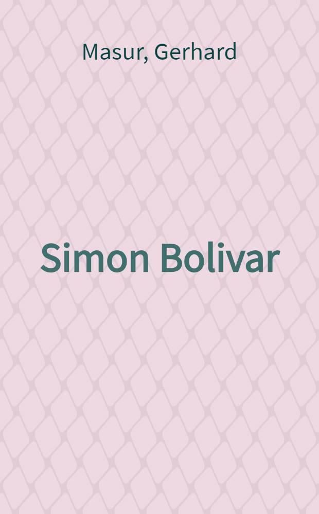 Simon Bolivar