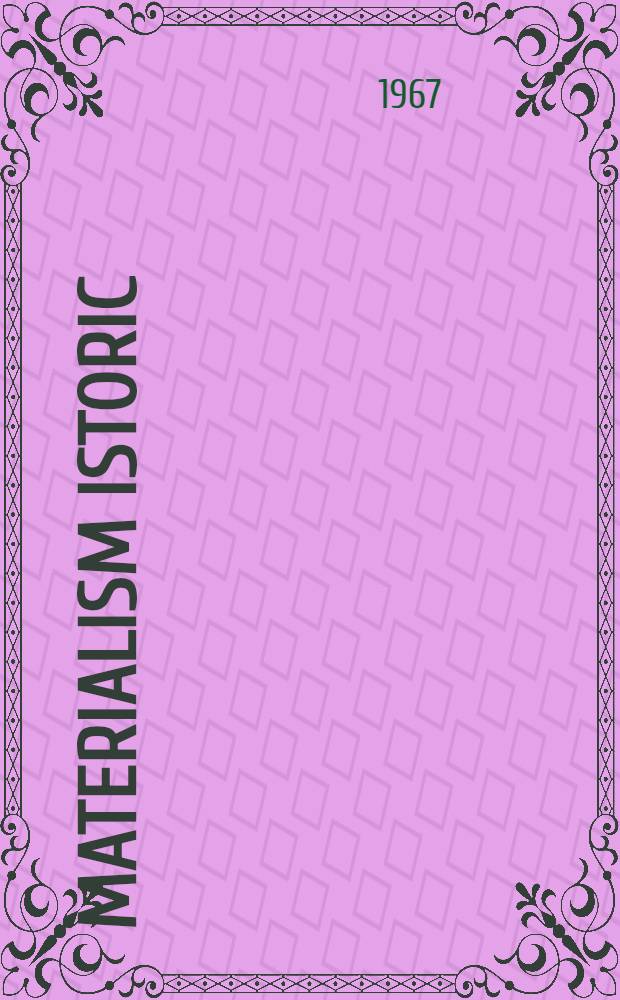 Materialism istoric