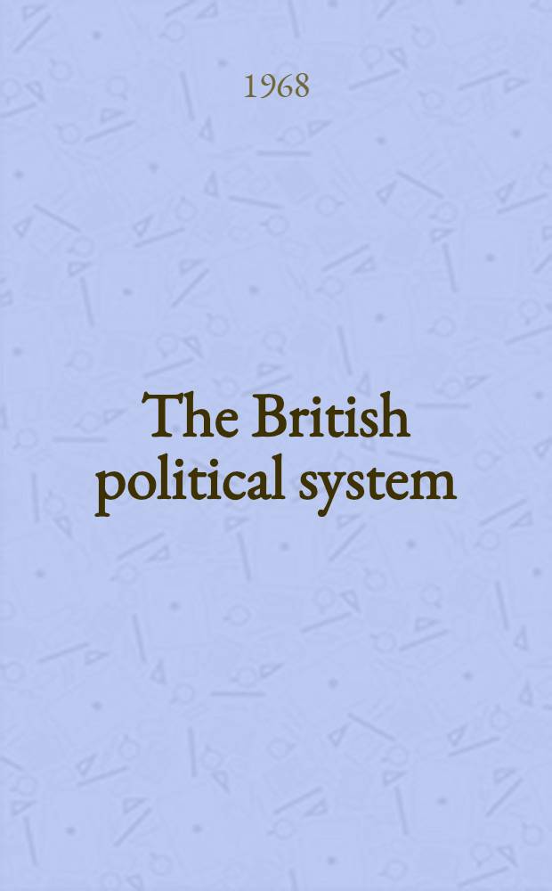 The British political system