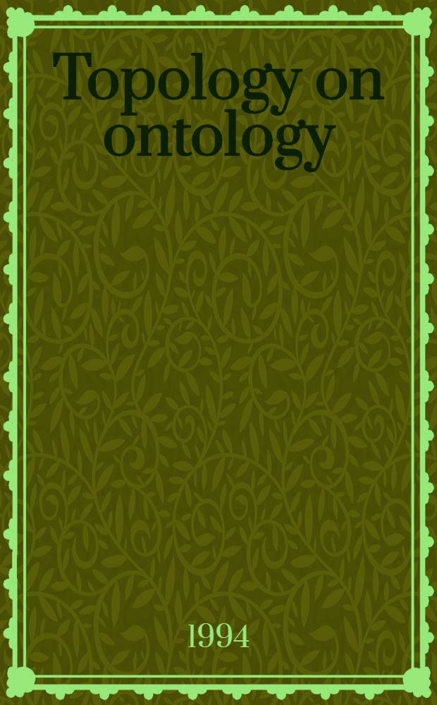 Topology on ontology