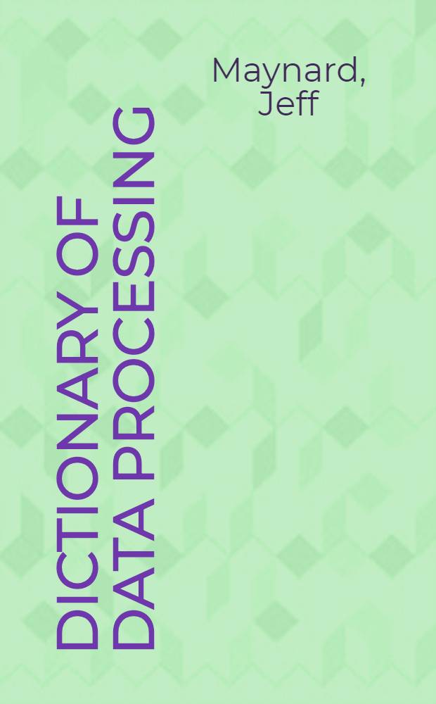 Dictionary of data processing