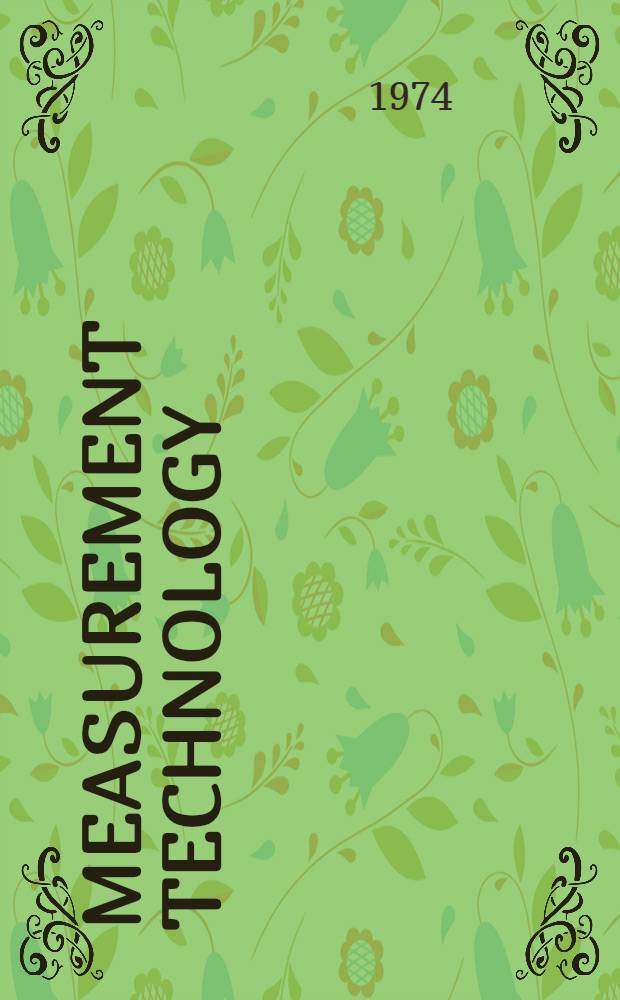 Measurement technology : A compilation