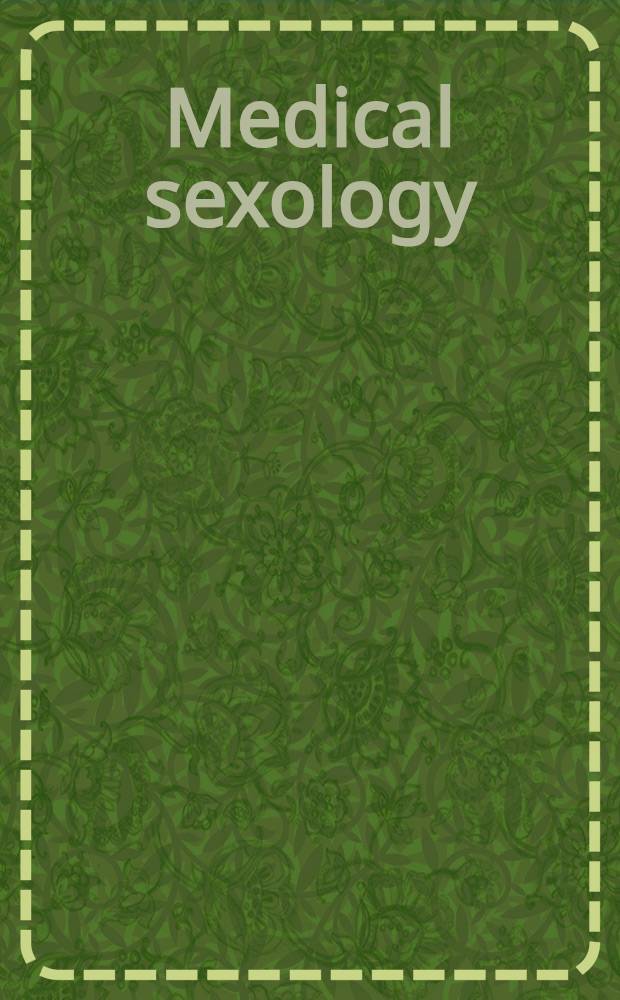 Medical sexology