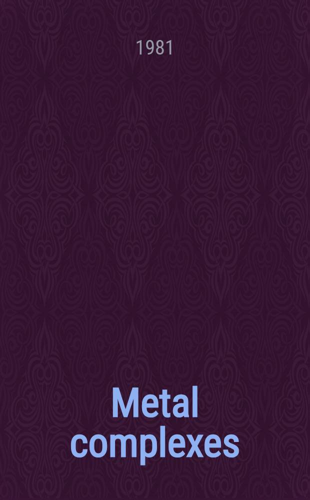 Metal complexes