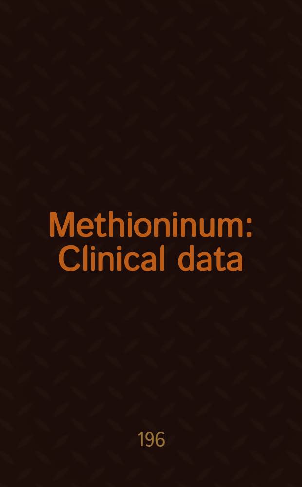 Methioninum : Clinical data