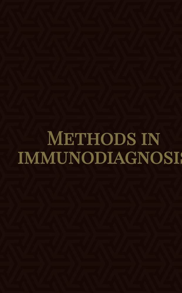 Methods in immunodiagnosis