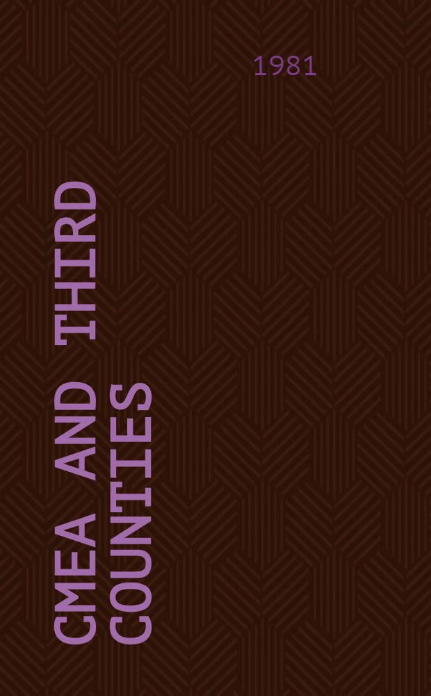 CMEA and third counties : Legal aspects of coop