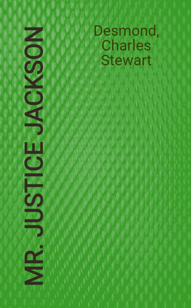 Mr. Justice Jackson