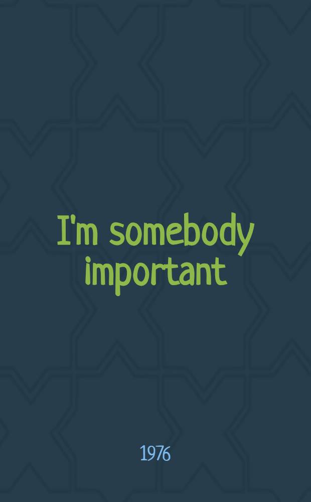 I'm somebody important : Young Black voices from rural Georgia