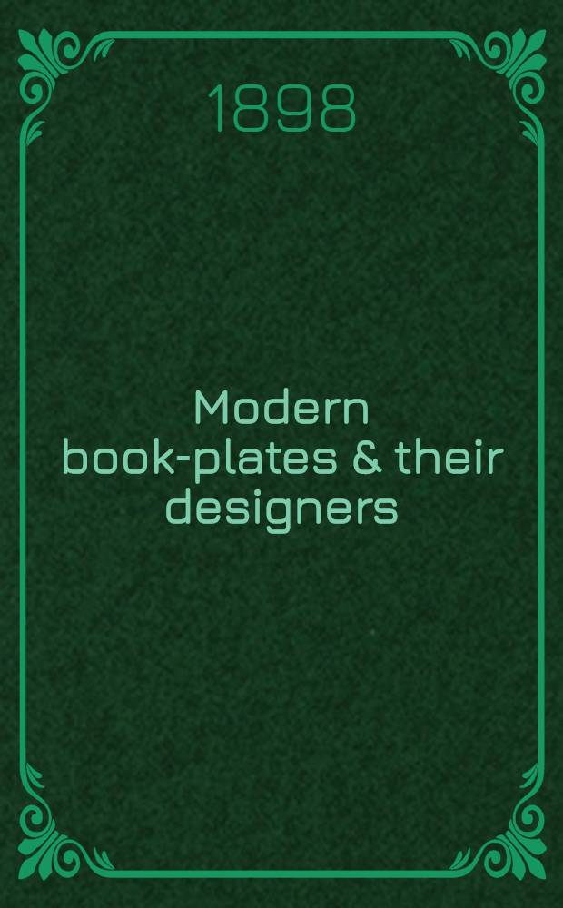 Modern book-plates & their designers