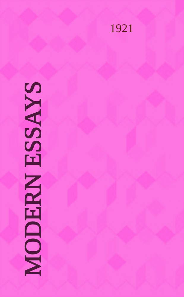 Modern essays