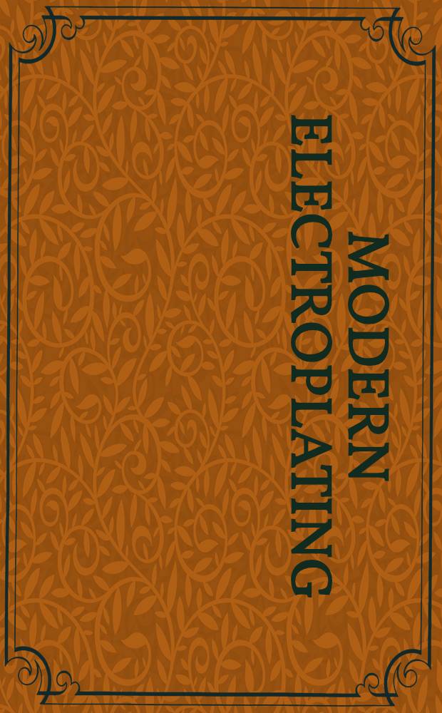 Modern electroplating