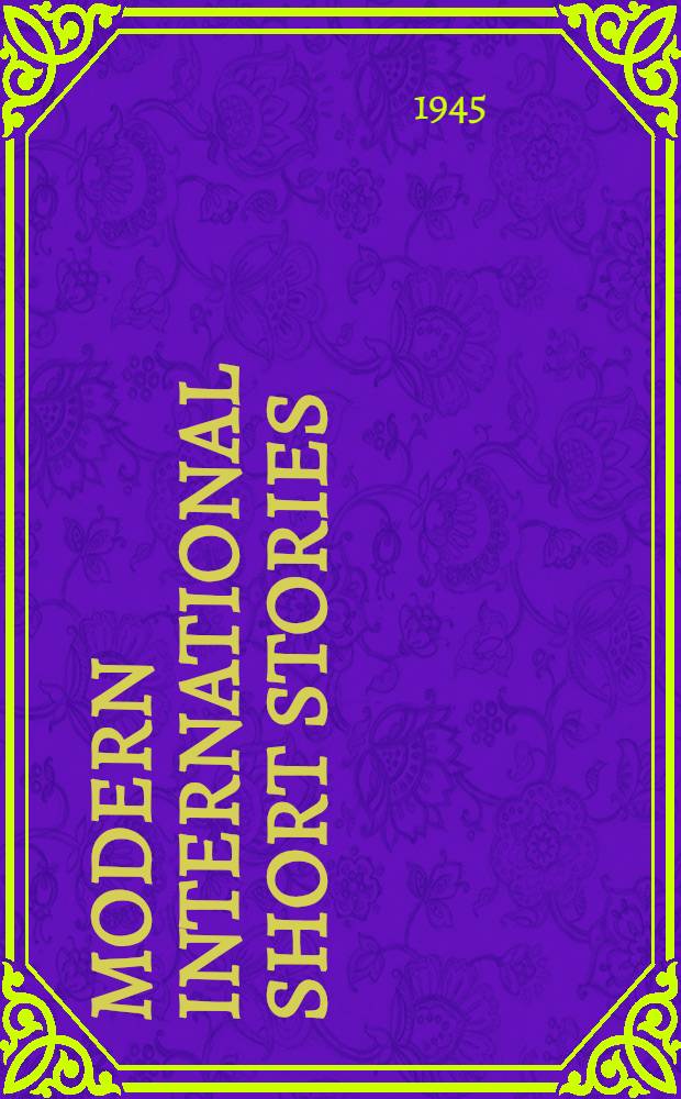 Modern international short stories