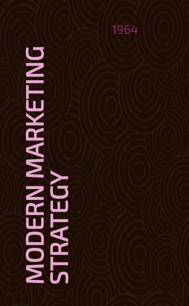 Modern marketing strategy