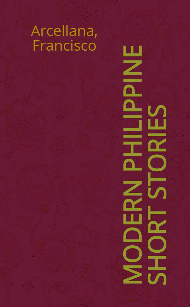 Modern Philippine short stories
