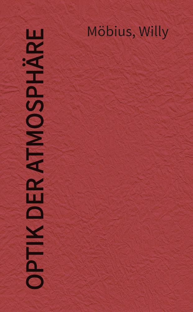 Optik der Atmosphäre