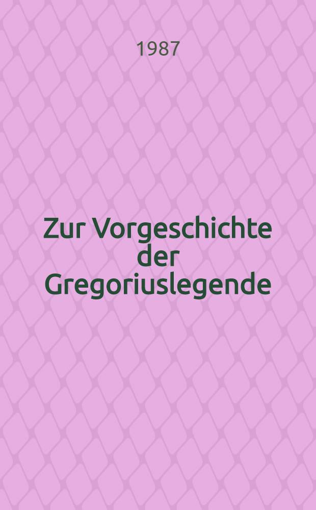 Zur Vorgeschichte der Gregoriuslegende : Vita u. Kult des hl. Metro von Verona